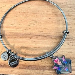 Alex and Ani Disney Gunmetal Finish Evil Queen Charm Bracelet